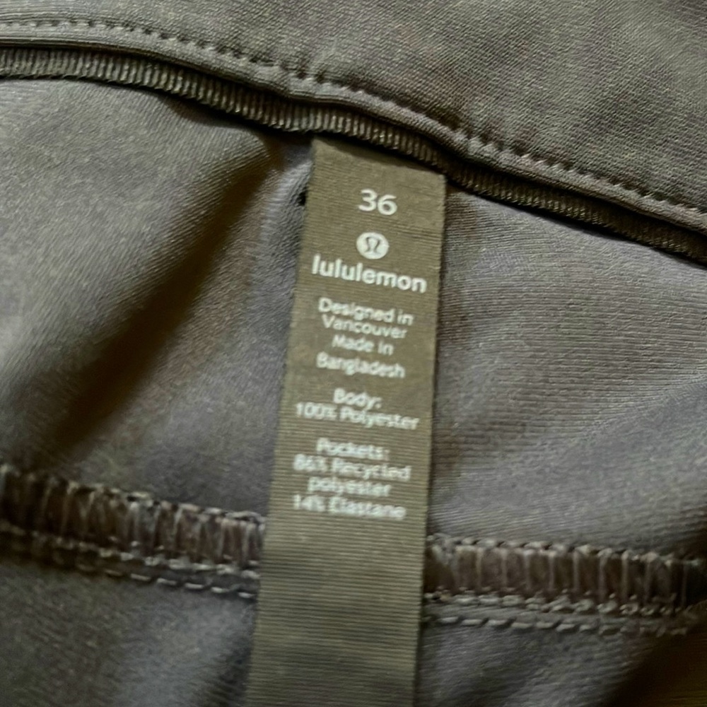 Lululemon mens abc classic pants size 36